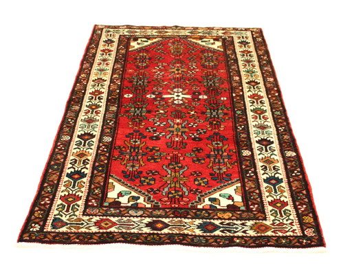 Origineel Perzisch Vloerkleed Nomadisch & Dorpskleed Hamadan 197 X 112 Cm Top Conditie