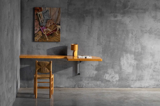 Image 1 of Wall-Mounted Console Table by Charlotte Perriand, France, 1950s