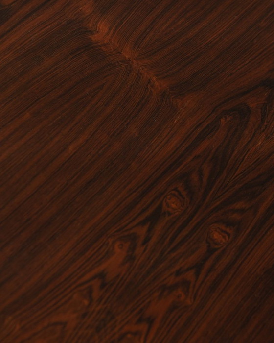 Image 1 of Table basse vintage en palissandre (modèle 283) de Johannes Andersen pour CFC Silkeborg | Table ronde de style danois moderne