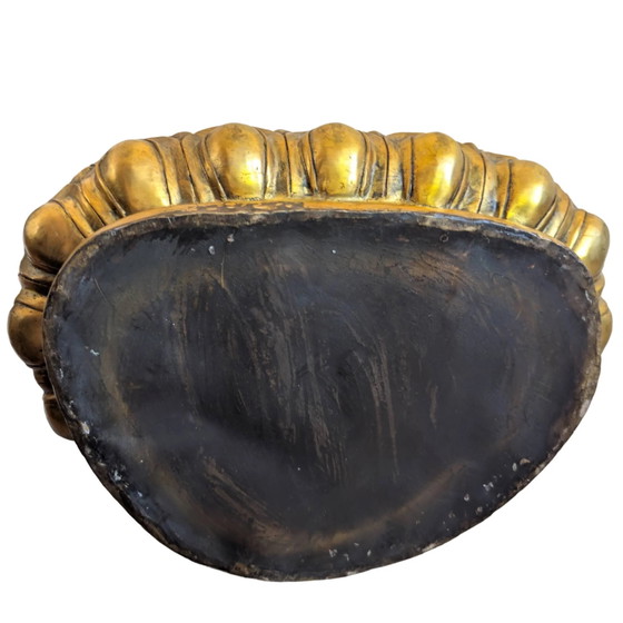 Buddha monumentale dorato a fuoco – Stile Tibetano-Rattanakosin – 44 cm / 6.4 kg – Sculture, Bronze (photo 20 of 20)