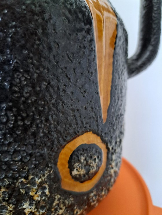 Image 1 of Rare XL Scheurich GABUN Floor Vase | 408-40