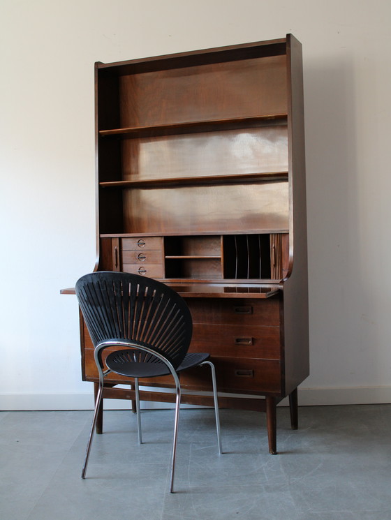 Image 1 of Libreria/secretaire d'epoca danese di Johannes Sørth