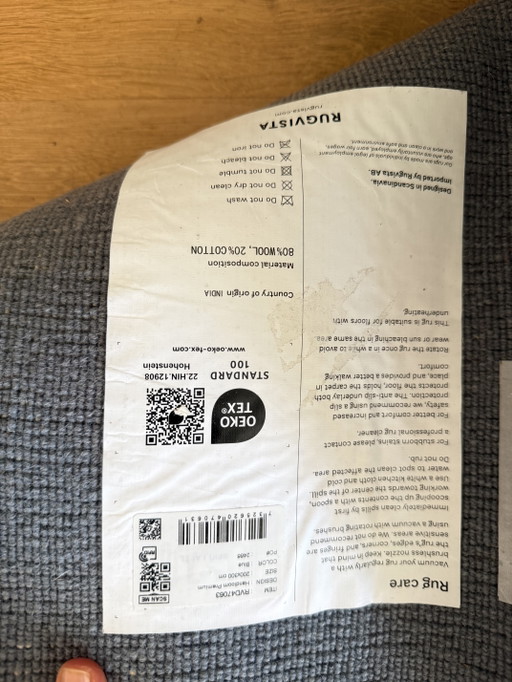 Rugvista Handloom Velvet Wollteppich 200x300 – vloerkleden en tapijten, Wool (photo 2 of 5)