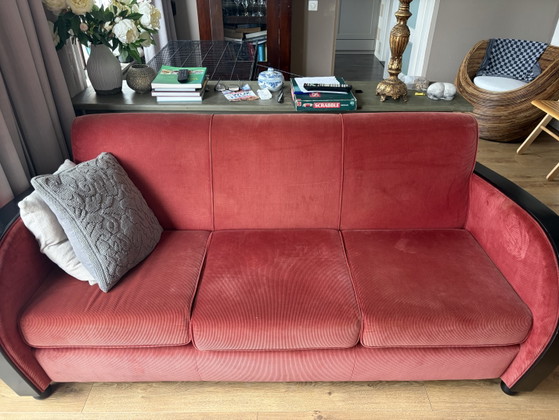 Art Deco Rooker Sofa Dutch Seating Company – Textile, Wood (photo 3 of 8)
