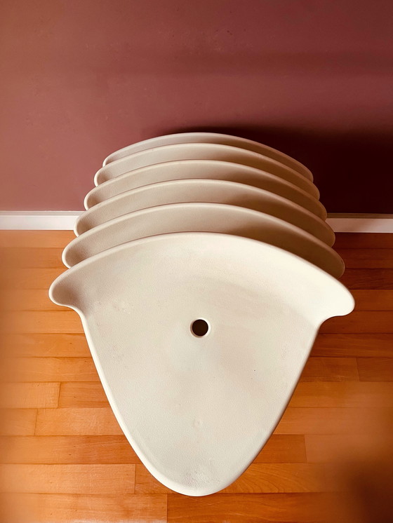 Image 1 of Juego de 6 taburetes italianos de plástico Pedralis