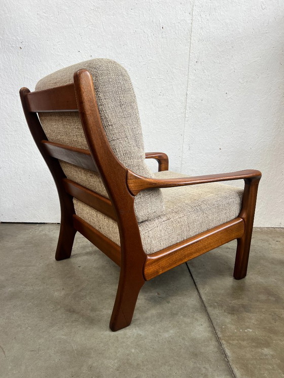 Image 1 of Vintage Teakhouten Scandinavische Fauteuil, 1960's