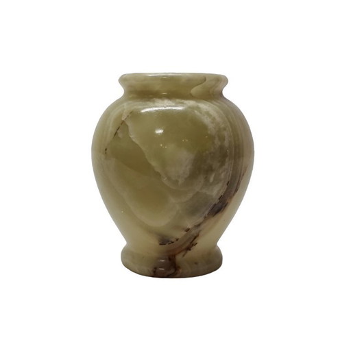 Vintage onyx marble vase