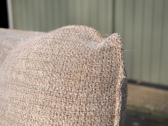 Image 1 of Leolux Tango | Sofá de diseño de 3 plazas | Yute Beige Marrón ZGAN