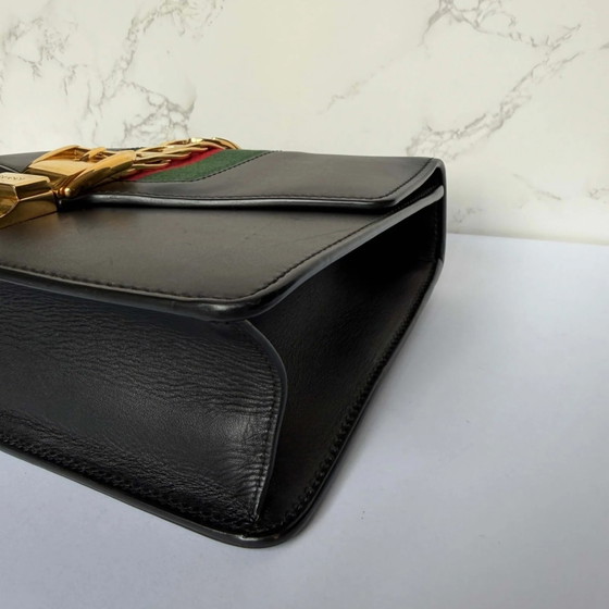 Gucci Small Sylvie cuir noir – Autres sacs (photo 7 of 13)