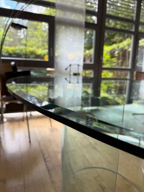 Image 1 of FIAM Italia Marea eettafel, gebogen glas, designklassieker