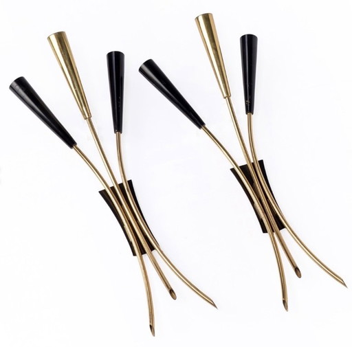 Apliques italianos de mediados de siglo, década de 1960