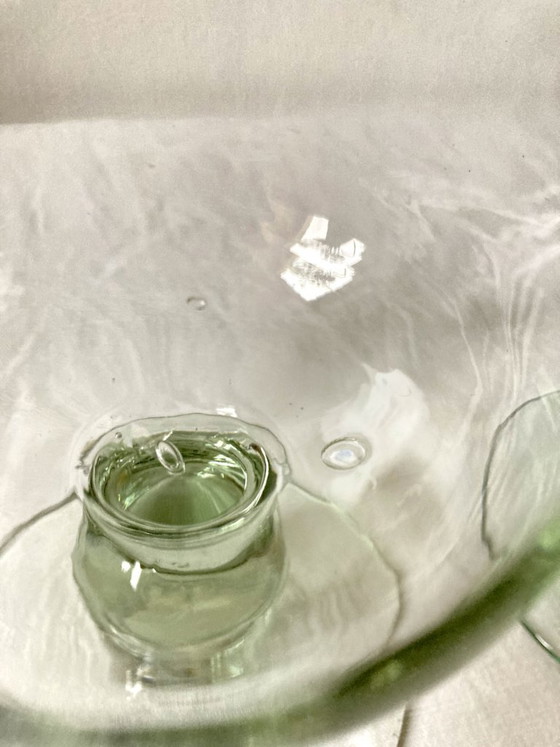 Coppia di calici in vetro soffiato artigianale – Bicchieri e caraffe (photo 6 of 9)
