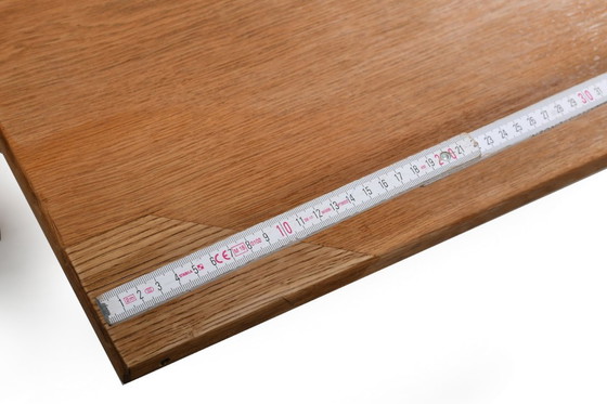 Image 1 of Zeldzame Børge Mogensen bibliotheektafel 6281 in eikenhout