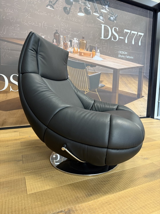 De Sede 166 Armchair with Ottoman Black Leather (photo 4 of 15)