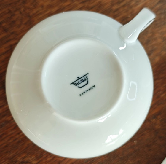 Servizio da tè Thomas Germany anni '50 - Design Sigvard Bernadotte, Set di posate, Porcellana, Argento (foto 15 di 15)