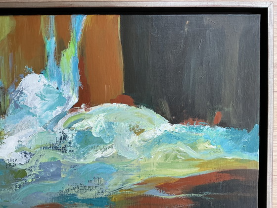 Image 1 of Nuray Atas - Cascada, pintura de paisaje