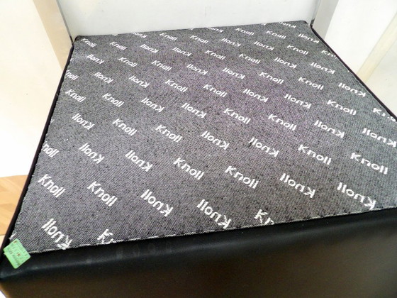 Image 1 of 2x Knoll Int. Sedia Brno, Sedia a sbalzo / Freischwinger Stuhl, Mies van der Rohe, Acciaio piatto cromato, rivestimento in pelle