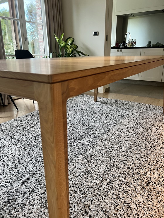 Image 1 of Team7 - Verlengbare Eikenhouten eettafel