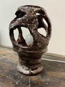 Vintage Brutalist Fat Lava Table Lamp