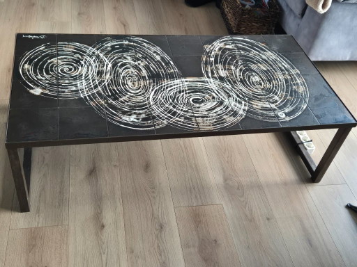 Original Belarti Keramik Couchtisch – Mid-Century (Signiert)