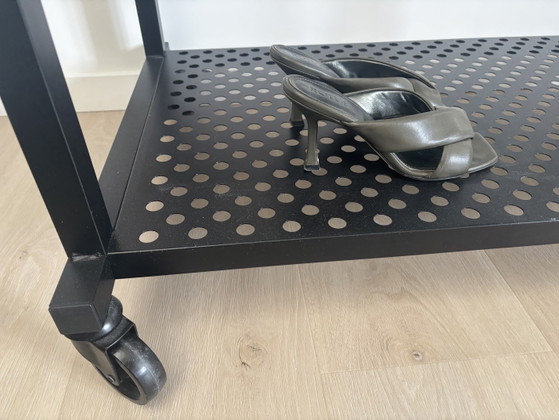 Robusto stendibiancheria in acciaio con ruote - 140x100x50 cm – zwart, Armadi, Iron, Metal (photo 7 of 8)