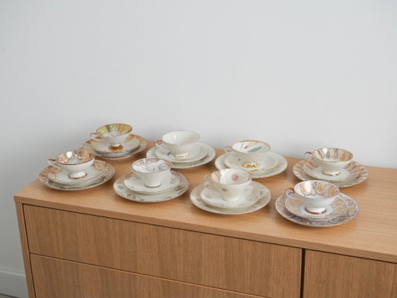 Image 1 of Porseleinen kopje, Duits ontwerp, jaren 70, vervaardigd door Bavaria Elfenbein Porzellan