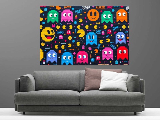 Image 1 of Photo printed on plexiglass / Pac-Man / Limited edition / Pop art