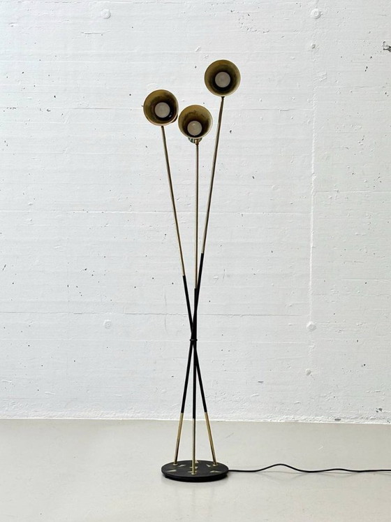 Image 1 of Lampadaire de style mid-century, signé Lumenform, années 1960