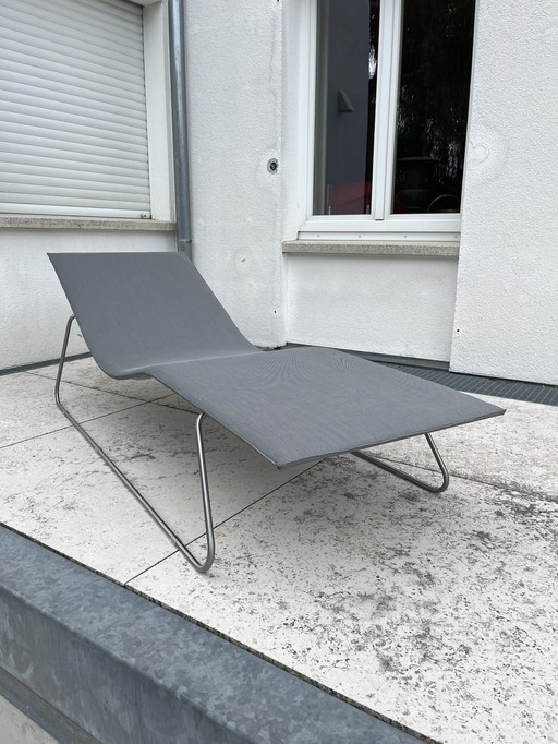 Chaise longue ergonomique en acier inoxydable de Zeottexx