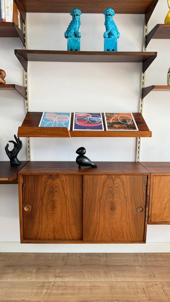 Image 1 of Modular wall system by Kai Kristiansen for FM Møbler 1960s