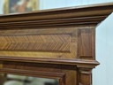 Armadio a specchio antico, guardaroba con specchio sfaccettato, smontabile di dimensioni 104x43cm e altezza 220cm.