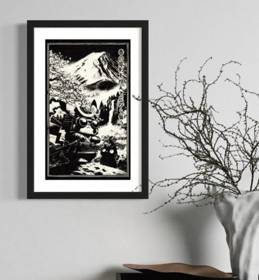 Kunstwerk Pikachu (Pokemon) Pad van de Gouden Donder