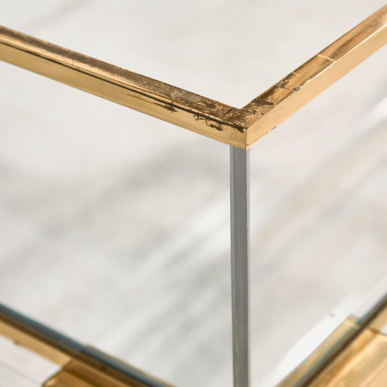MK10228 Brass And Plexiglass Console Table By Fabian – Metal (photo 11 of 17)