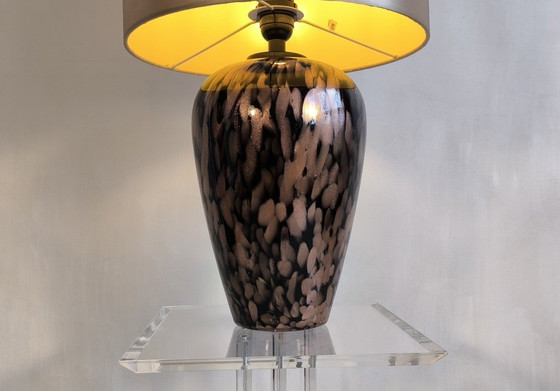 ✨💎Murano Avventurina Table Lamp — Vincenzo Nason, 1969, Perfect Condition💎✨ – Glass (photo 4 of 15)