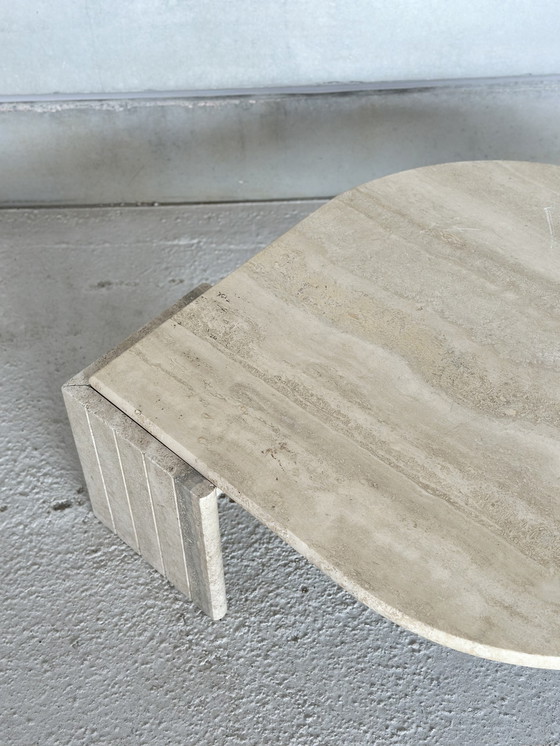 Image 1 of Vintage Travertine Coffee Table, 1980's