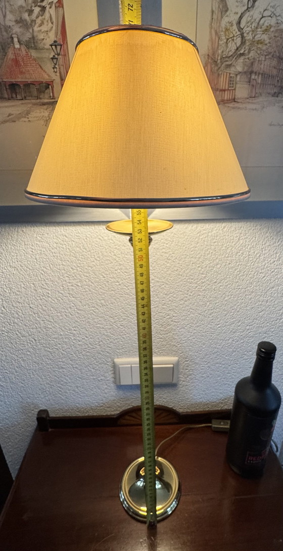 Image 1 of High-End English Classic Table Lamp | High-Gloss Brass | Heavy Quality | 1995