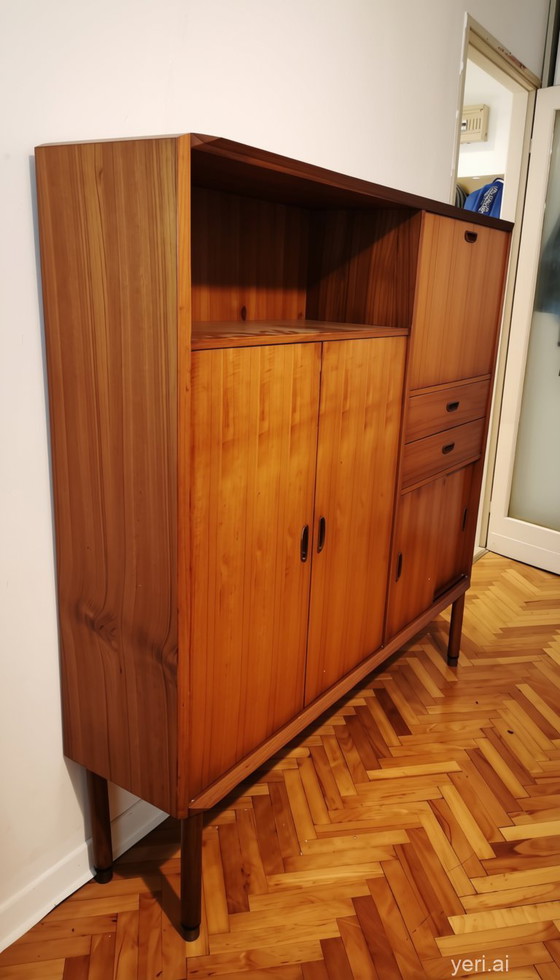 Image 1 of vintage highboard (high sideboard) from the 1960s