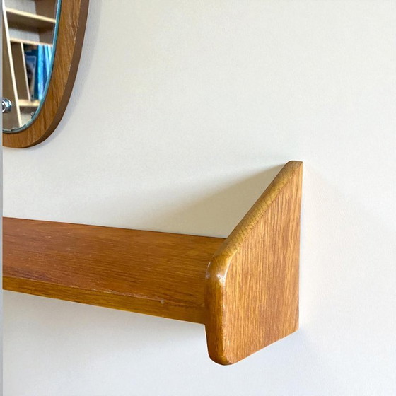 Image 1 of Specchio vintage con mensola a muro coordinata