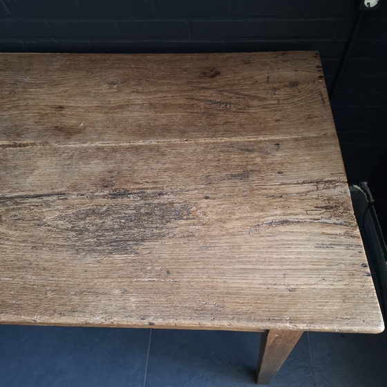 Image 1 of Antique French farm table 228x85 oak