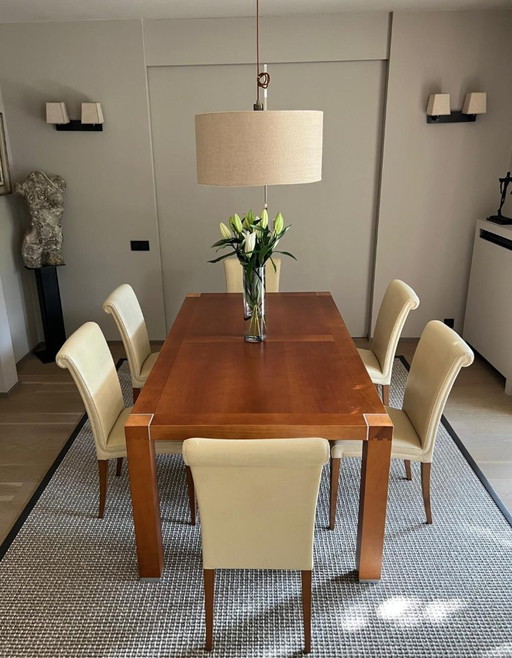 Juego de 6 sillas Poltrona Frau Vittoria - 1997