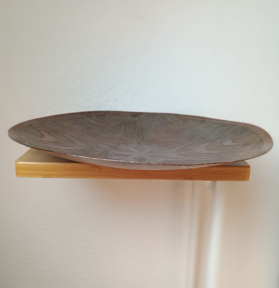 Image 1 of Grande placca da parete in rame lavorata a mano