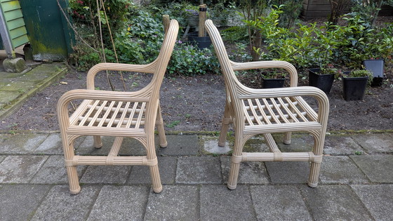 Image 1 of Bamboe tuinstoelen 