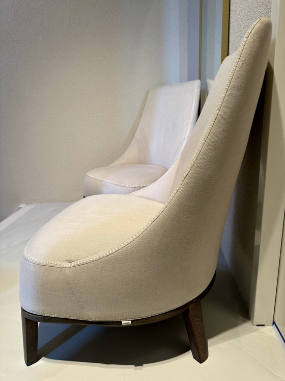 Ensemble Maxalto Febo en lilas très clair par Antonio Citterio – Fauteuils, Wood, Textile (photo 7 of 15)