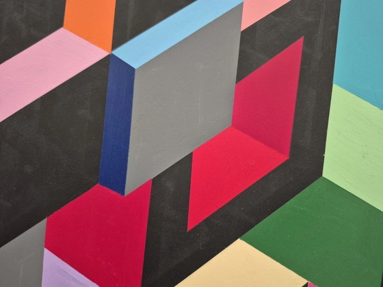 Image 1 of Accumulation - Original Painting on MDF