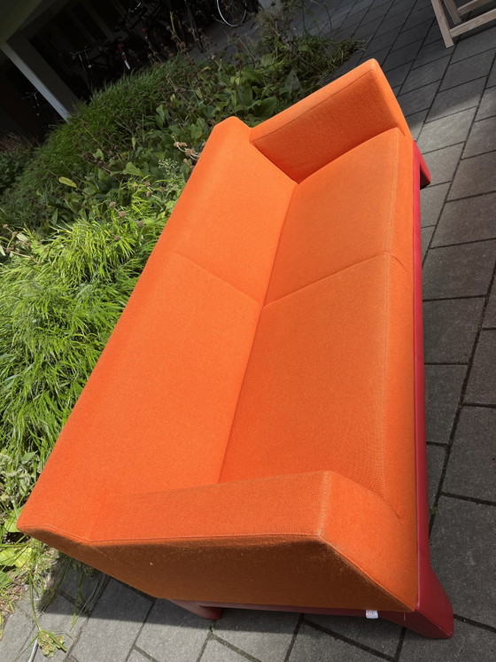 Pode Plot Bank von Design Duo – Orange/Rot – Sofas, Leather, Wool (photo 8 of 9)