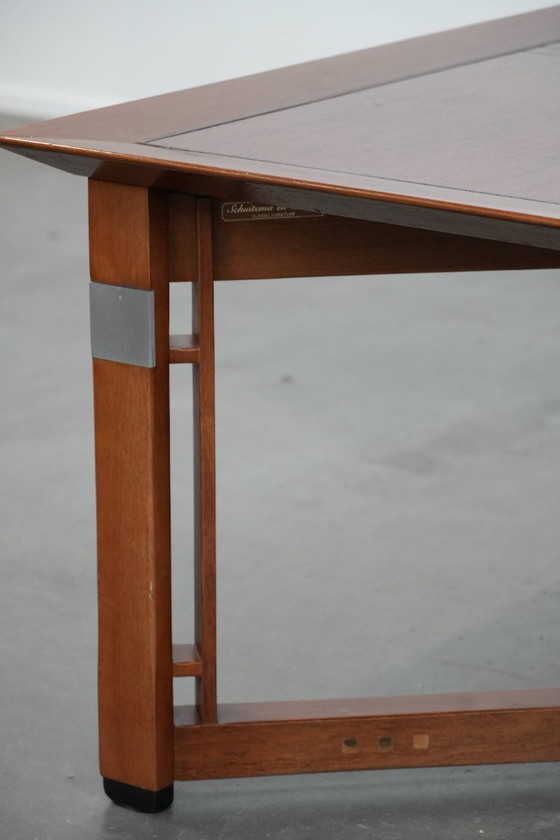 Image 1 of Grande table basse carrée de style Art déco, signée Schuitema et issue de la série Decoforma.