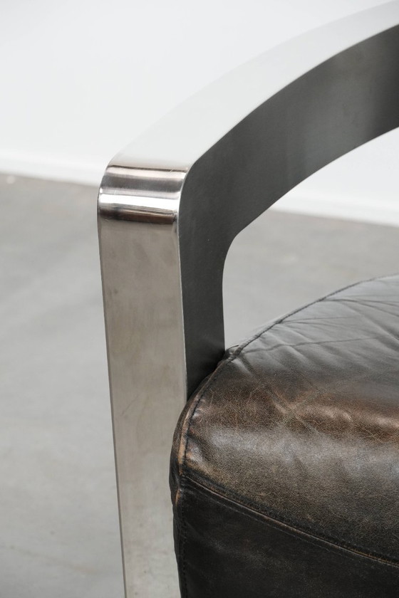 Image 1 of Design Aviator Sessel mit Aluminiumrahmen