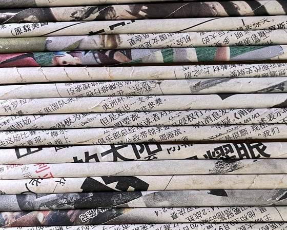 Handmade storage basket made of newspaper – Decorative Objects (photo 9 of 11)