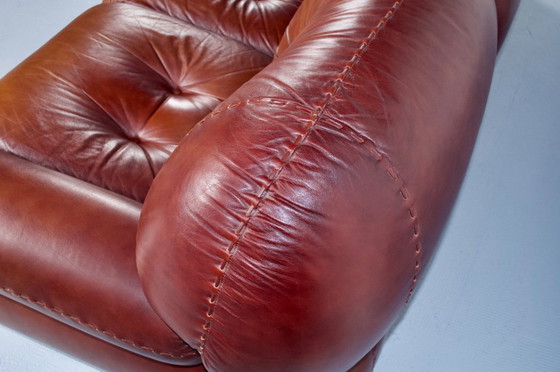 Image 1 of SAPPORO LEDERSOFA 1970er Jahre MOBIL GIRGI VERLAG