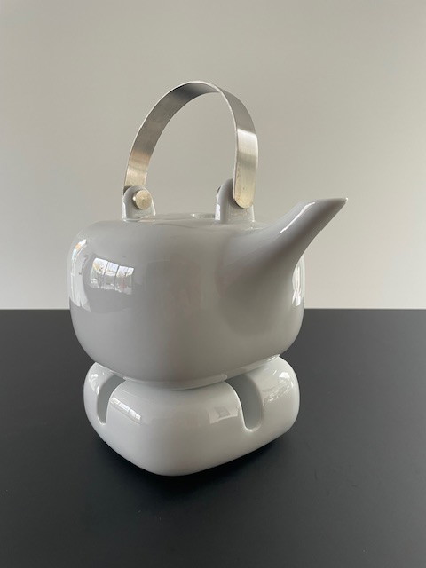 Image 1 of Iconische Theepot Asa Design Germany + Rechaud / Verwarmer